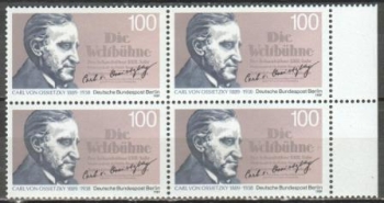 Západní Berlín 0851 čtyřblok ** - 1989